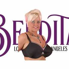 Berdita Lingerie [ UK SIZE 36GG ] Black Wired Smooth Cup T-Shirt Balconette...