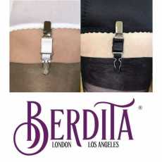 Berdita Lingerie 4 Pack Fixed Suspender / Garter Clips for Stockings (SusSC)