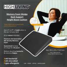 Variation of catalog item Highliving®Memory Foam Wedge Support Cushion Car...