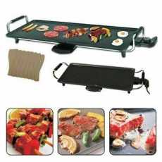 HIGHLIVING: LARGE TEPPANYAKI GRILL TABLE ELECTRIC HOT PLATE BBQ GRIDDLE...