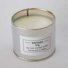 Fig Scented Soy Candle tin Handmade in Wales