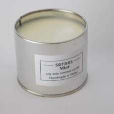 Mint Scented Soy Candle tin Handmade in Wales