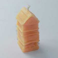 WBC hive Beeswax Candle Handmade in Wales with Organic Beeswax