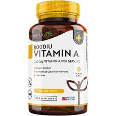 Vitamin A 8000IU – Maintenance of the Immune System, Normal Vision and Skin MAX