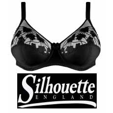 Silhouette Lingerie ‘Cascade Collection’ Black Full Cup Underwired Bra UK...