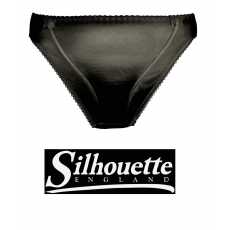 Silhouette Lingerie ‘Sirena Collection’ Black Satin Brief Style Knickers (...