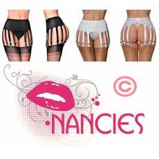 Nancies Lingerie Lycra 14 Strap Suspender / Garter Belt for Stockings (NL70)