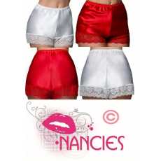 Nancies Lingerie Luxury Satin French Cami Knickers with Swiss Lace (NLcami)