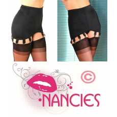 Nancies Lingerie 10 Strap Shapewear Girdle with Garters for Stockings (NLg10)