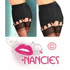 Nancies Lingerie 12 Strap Smooth Shapewear Retro Girdle for Stockings (NLg12)