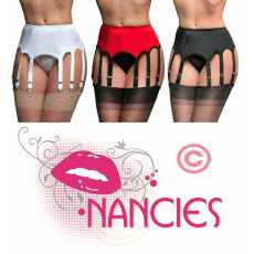 Nancies Lingerie Lycra 10 Strap Suspender / Garter Belt for Stockings (NL11)