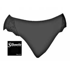 Silhouette Lingerie 'Euphoria Collection' Black Brief Knickers with Lace...