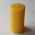 Organic beeswax small pillar candle – 20hr burning time – handmade in Wales