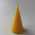 Organic Beeswax Small Cone Candle – 10hr Burning time – Handmade in Wales