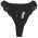 Silhouette Lingerie 'Euphoria Collection' Black Thong Knickers with Lace...