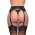 Nancies Lingerie Lycra 4 Strap Suspender / Garter Belt for Stockings (NL6)