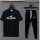 Mens Tracksuit Summer Sports holster  Suits T-shirt + Trouser Two-piece Outfit