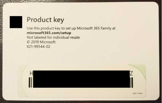 Microsoft 365 Family 12 Month Product Key Retail Packaged UK ONLY (was Office...
