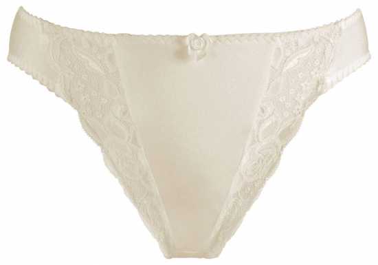 Silhouette Lingerie ‘Paysanne Collection’ Pearl Floral Lace Brief Style...