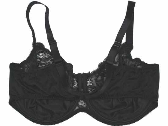 Silhouette Lingerie ‘Paysanne Collection’ Black Lace Underwired Full Cup Bra...
