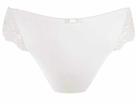 Silhouette Lingerie 'Euphoria Collection' White Brief Knickers with Lace...