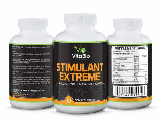 2x  High Strength Energy capsules & Focus Boost Supplement Reduce Fatigue