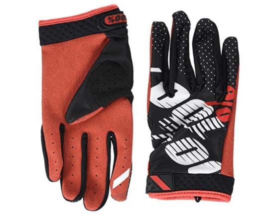 100% iTrack Gloves Black/Red