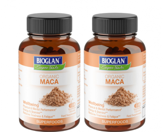 Bioglan Superfoods Organic Maca 2 x 60 Capsules (40 Days Supply)