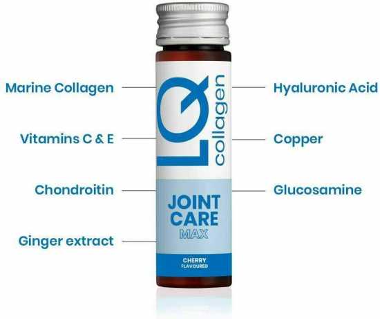 LQ Collagen Joint Care Max – 2000mg Marine Collagen, Glucosamine, Chondroitin