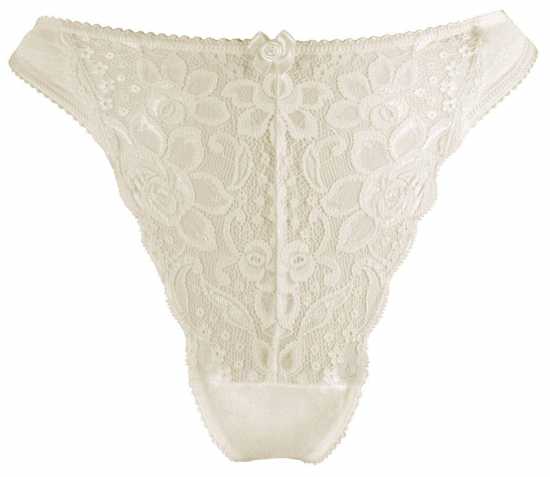 Silhouette Lingerie ‘Paysanne Collection’ Pearl Floral Lace Thong Style...