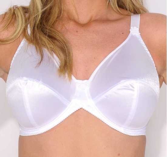 Silhouette Lingerie ‘Sirena Collection’ White Satin Underwired Full Cup Bra...