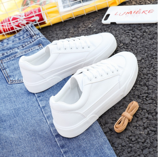 Women Sneakers Leather Shoes