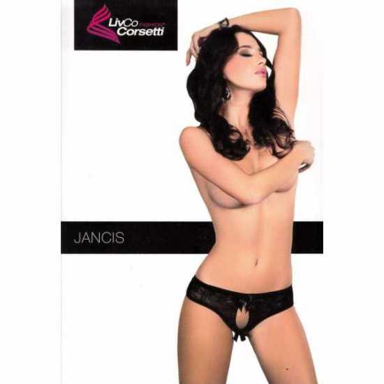 Livco Corsetti Lingerie [ UK 8 - 10 ] 'Jancis' Lace Panties with Ribbon...