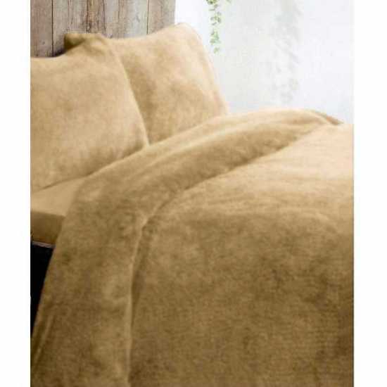 HIGHLIVING @ Soft Teddy Bear Fur Sherpa Fleece Duvet Cover Bedding Set...