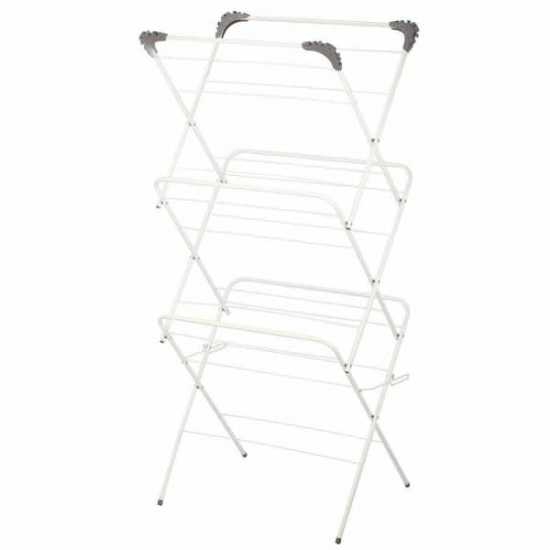 Highliving @ 3 Tier Laundry Clothes Horse Drying Airer Rack Indoor Outdoor...