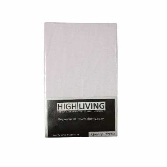HIGHLIVING @ Plain Dyed Percale Duvet Quilt Cover Bedding Set Pillow Case