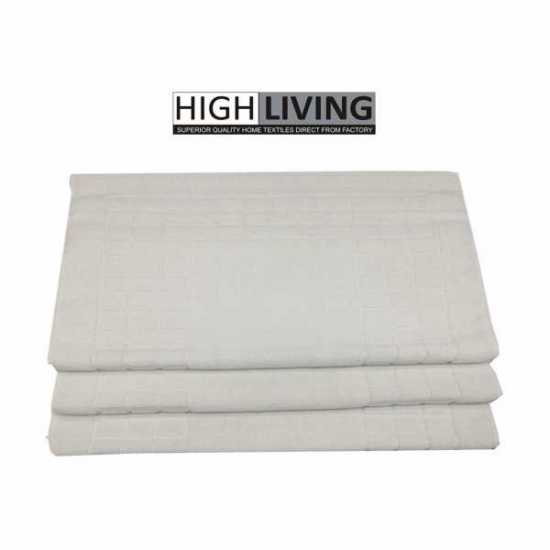 Highliving Bath Mat Bathroom Rug 100% Cotton Soft Toilet Washable White 1000...