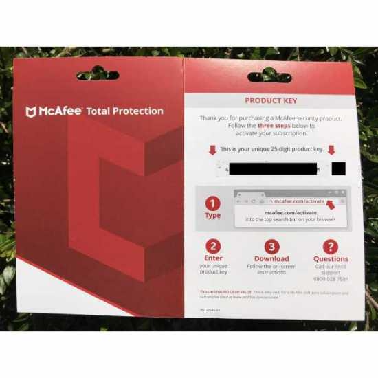 McAfee Total Protection 2020 1 Year Antivirus Internet Security Genuine