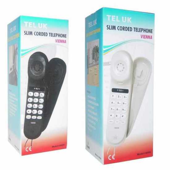 TEL UK 18006 Vienna Telephone Black