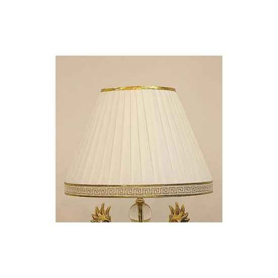 Platted Table Lamp Shade 12 inches Diameter Bed and Bottom Lining Drawing...