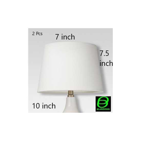 Table Lamp Shades Pack of 2 Pcs off white color