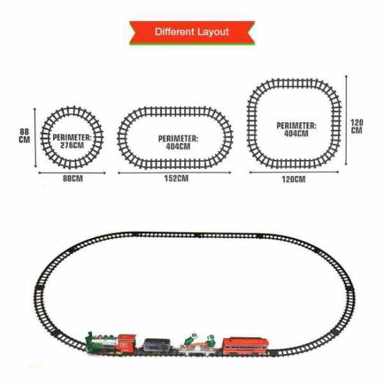 Christmas Toy Train Set for Kids Christmas train set for under tree- [Large...