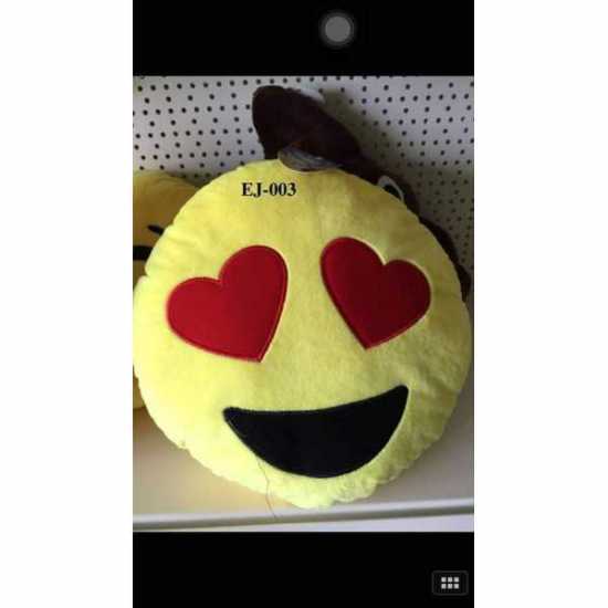 HIGHLIVING @32*32CM Soft Round Emoji Smiley Emoticon Cushion Pillow Stuffed...