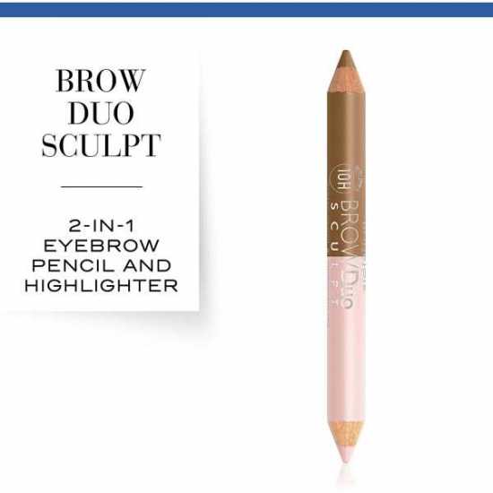 Bourjois Brow Duo Sculpt Eyebrow Pencil and Highlighter 21 Blond, 1.95g