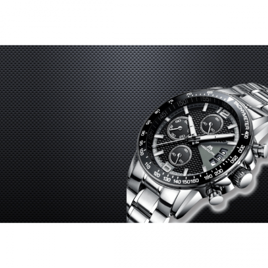 MEGALITH 0089M GENTS STAINLESS STEEL ANALOGUE QUARTS CHRONOGRAPH WATCH  FULLY...