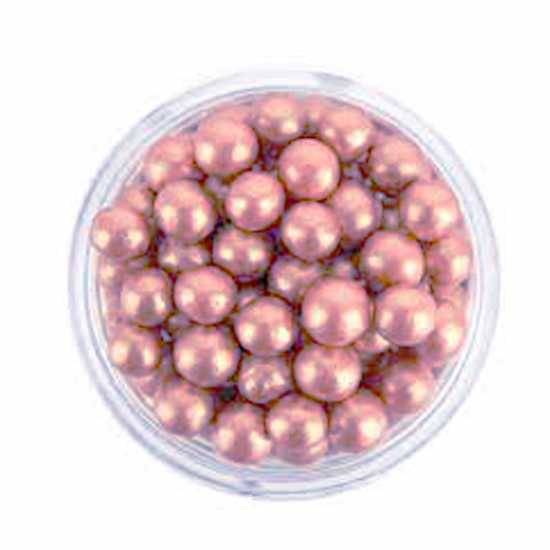 Edible Rose Gold Pearls for cake decoration For sale in Three sizes Product...