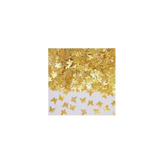 Edible Golden  Butterfly sprinkles for cakes and desserts decoration Product...