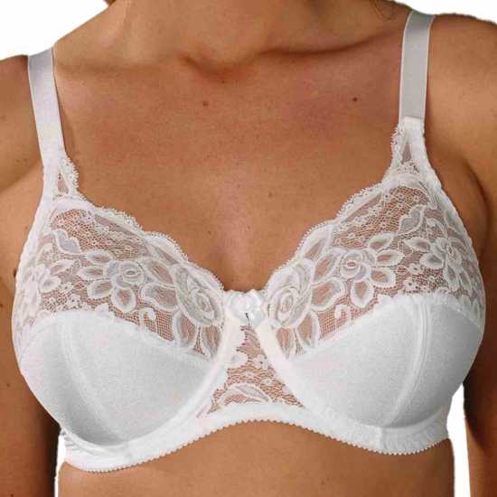 Silhouette Lingerie ‘Paysanne Collection’ Pearl Lace Underwired Full Cup Bra...