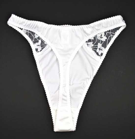 Silhouette Lingerie ‘Cascade Collection’ White Floral Lace Thong (3100w)