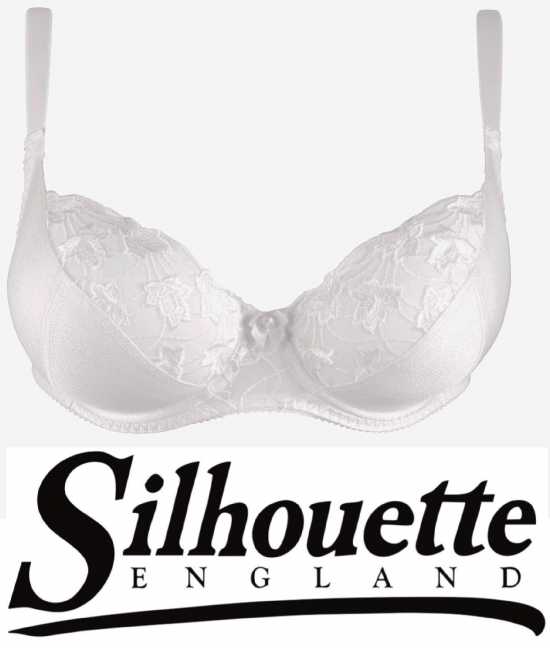 Silhouette Lingerie ‘Cascade Collection’ White Underwired Balconnette Bra UK...
